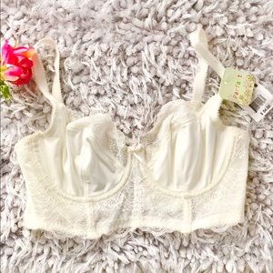 New with tags Parfait lace detail Pearl Bra SZ 32D